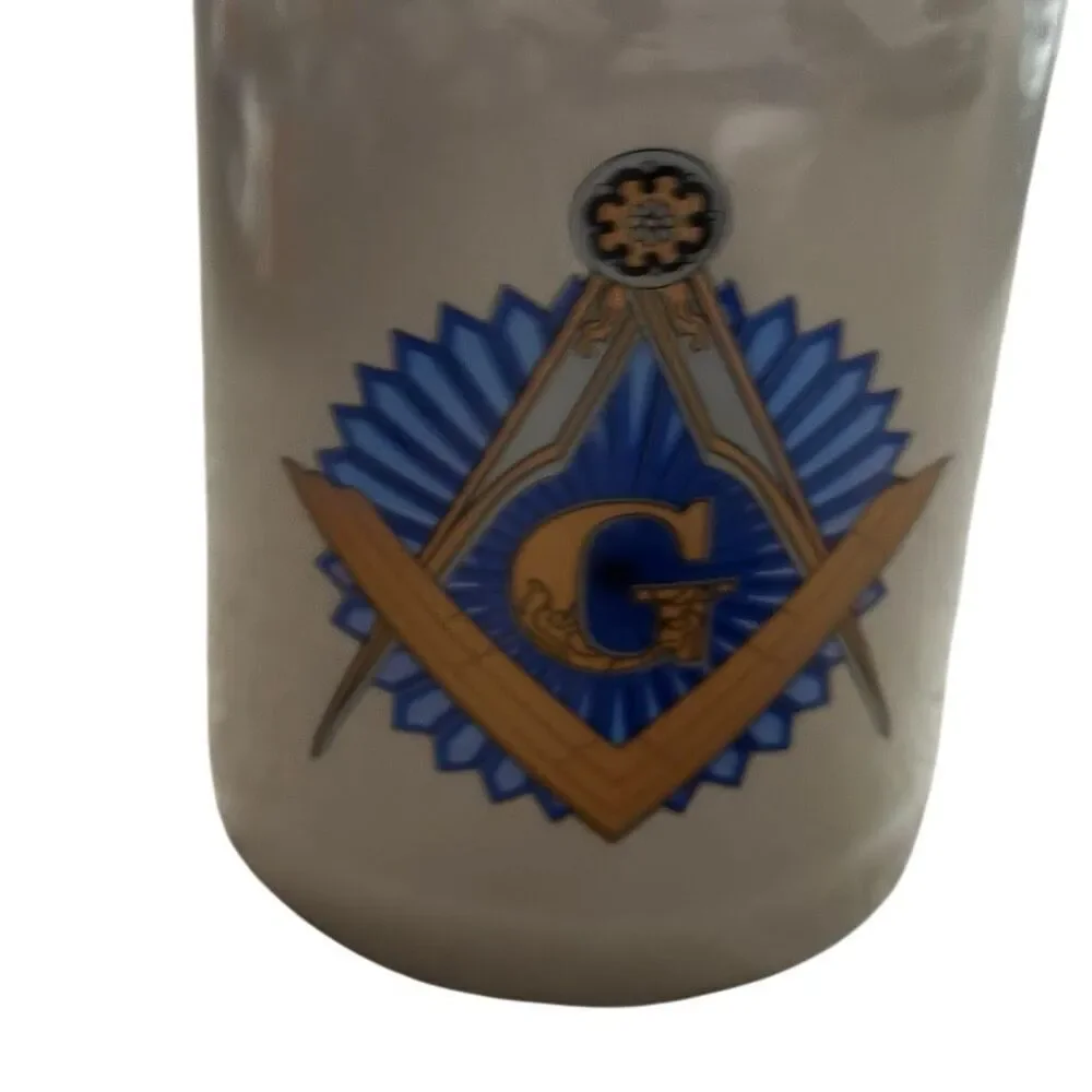 Masonic Ceramic Stein Made In Germany